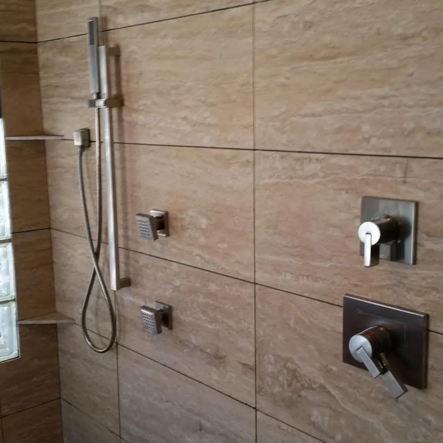 Shower fixture installation for Water Heater Replacement in Norway